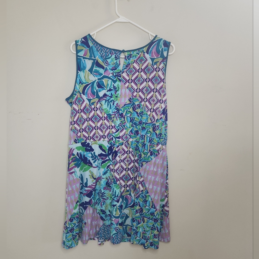 Women's Susan Graver Courtside Social Athletic Dress Sz Petite Large - Picture 5 of 9